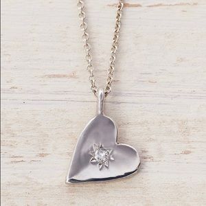 Genuine Diamond Heart Necklace
